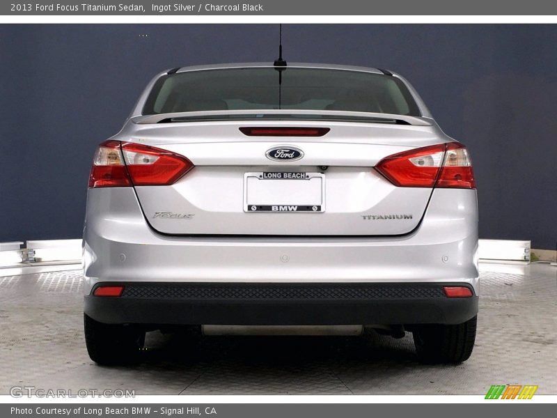Ingot Silver / Charcoal Black 2013 Ford Focus Titanium Sedan