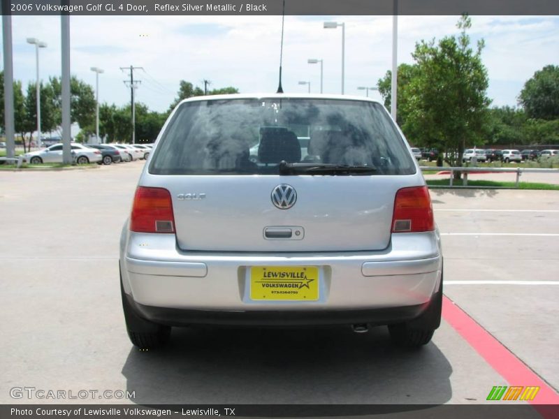 Reflex Silver Metallic / Black 2006 Volkswagen Golf GL 4 Door