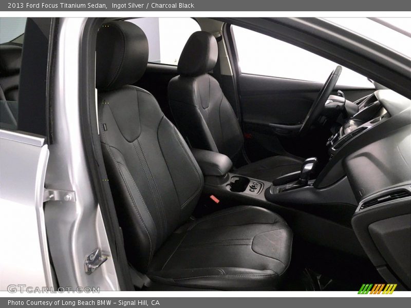 Ingot Silver / Charcoal Black 2013 Ford Focus Titanium Sedan