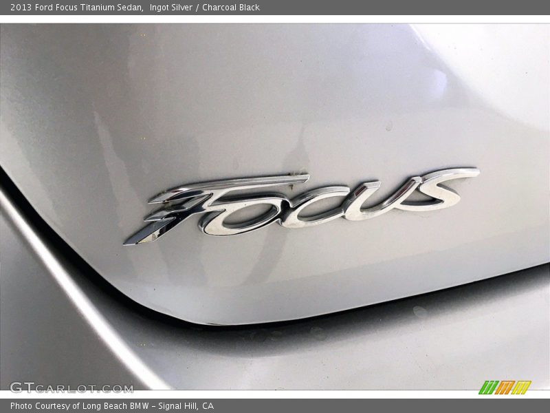 Ingot Silver / Charcoal Black 2013 Ford Focus Titanium Sedan