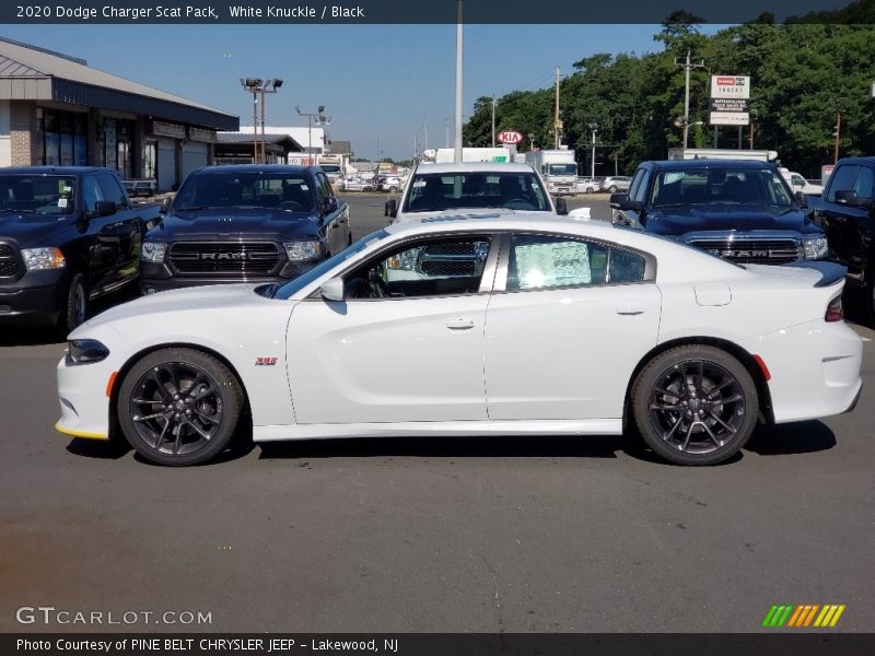 White Knuckle / Black 2020 Dodge Charger Scat Pack