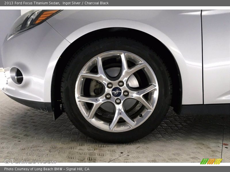 Ingot Silver / Charcoal Black 2013 Ford Focus Titanium Sedan