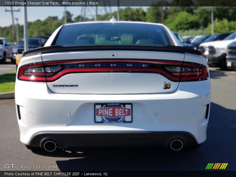 White Knuckle / Black 2020 Dodge Charger Scat Pack