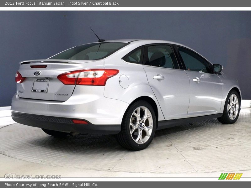 Ingot Silver / Charcoal Black 2013 Ford Focus Titanium Sedan
