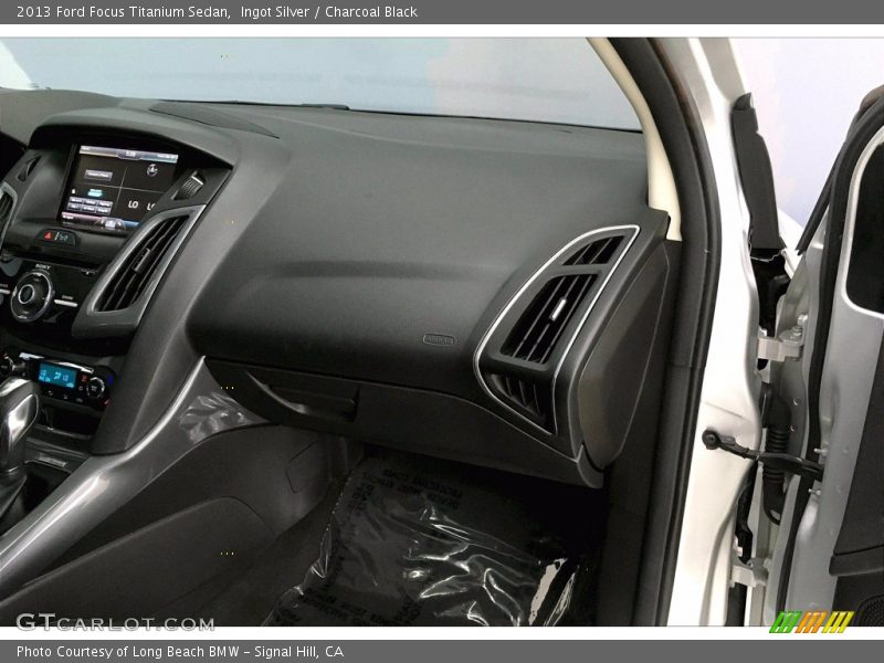 Ingot Silver / Charcoal Black 2013 Ford Focus Titanium Sedan