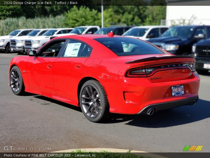 TorRed / Black 2020 Dodge Charger Scat Pack