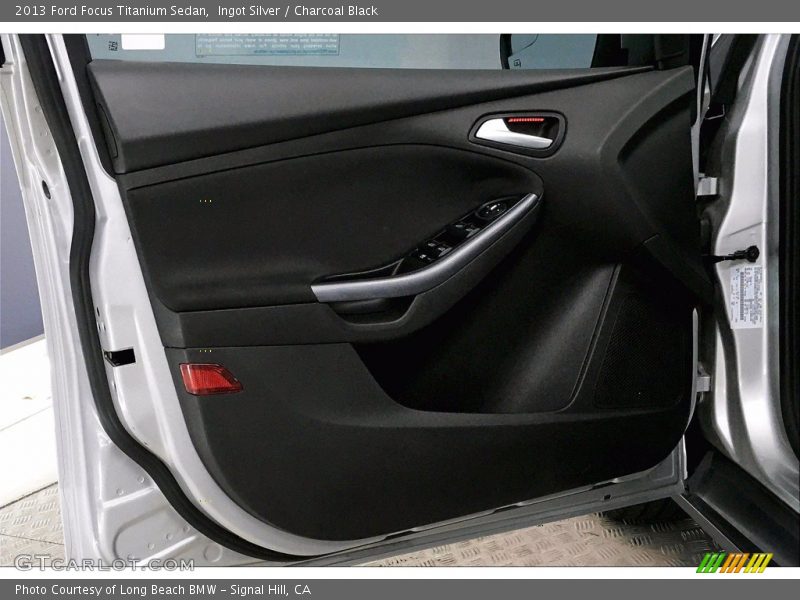 Ingot Silver / Charcoal Black 2013 Ford Focus Titanium Sedan