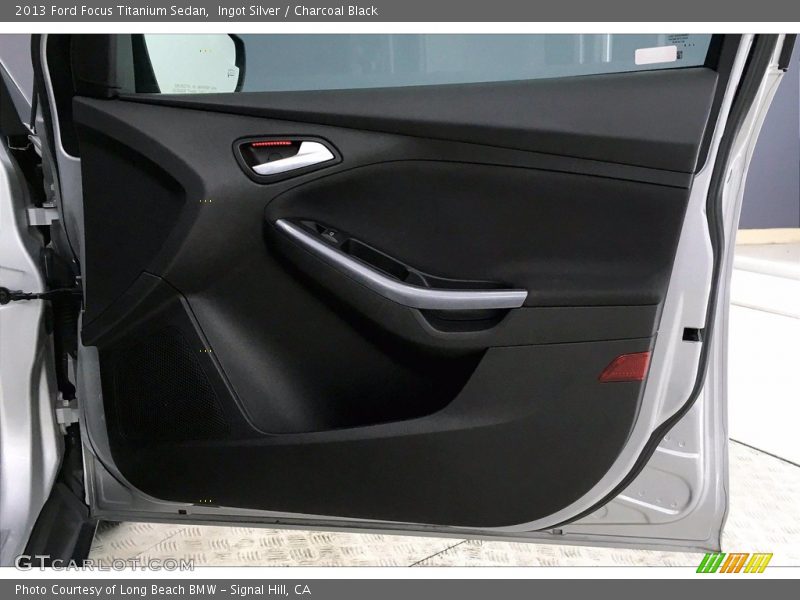 Ingot Silver / Charcoal Black 2013 Ford Focus Titanium Sedan