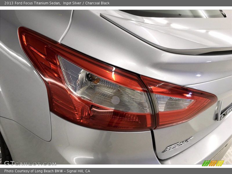 Ingot Silver / Charcoal Black 2013 Ford Focus Titanium Sedan