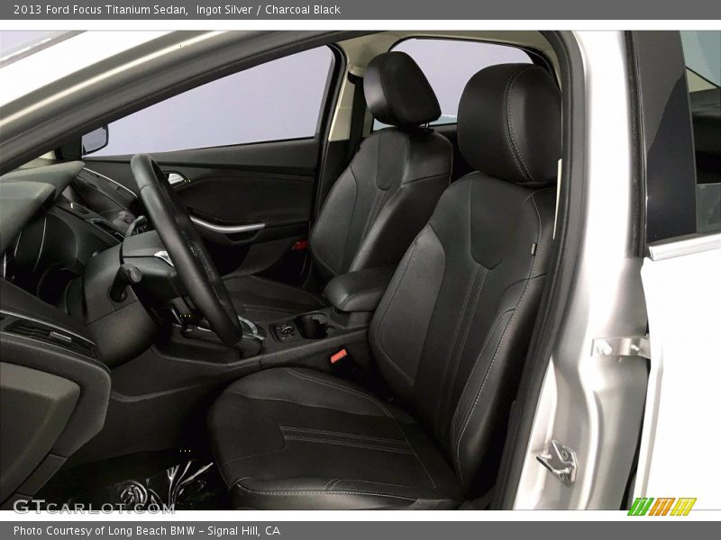 Ingot Silver / Charcoal Black 2013 Ford Focus Titanium Sedan