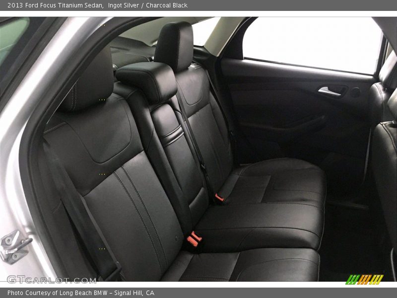 Ingot Silver / Charcoal Black 2013 Ford Focus Titanium Sedan