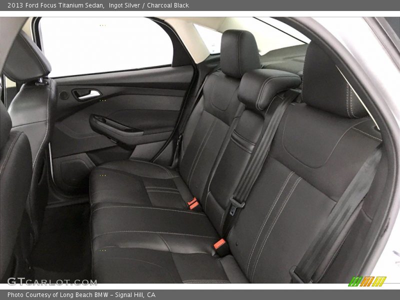 Ingot Silver / Charcoal Black 2013 Ford Focus Titanium Sedan