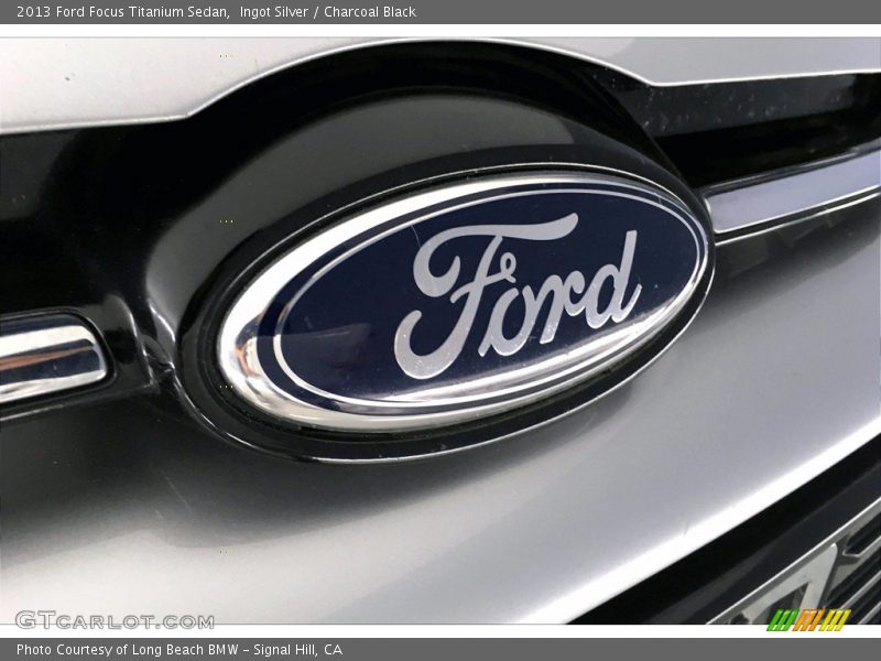 Ingot Silver / Charcoal Black 2013 Ford Focus Titanium Sedan