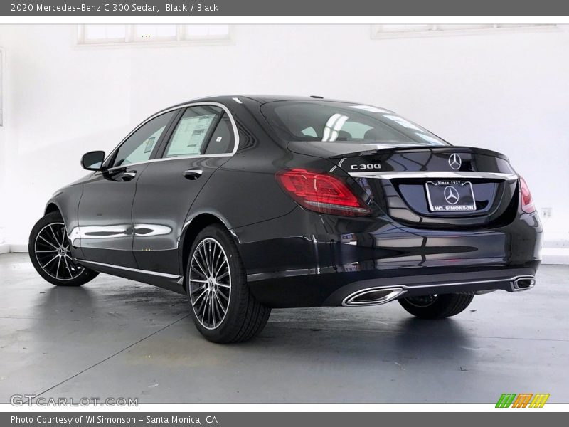 Black / Black 2020 Mercedes-Benz C 300 Sedan