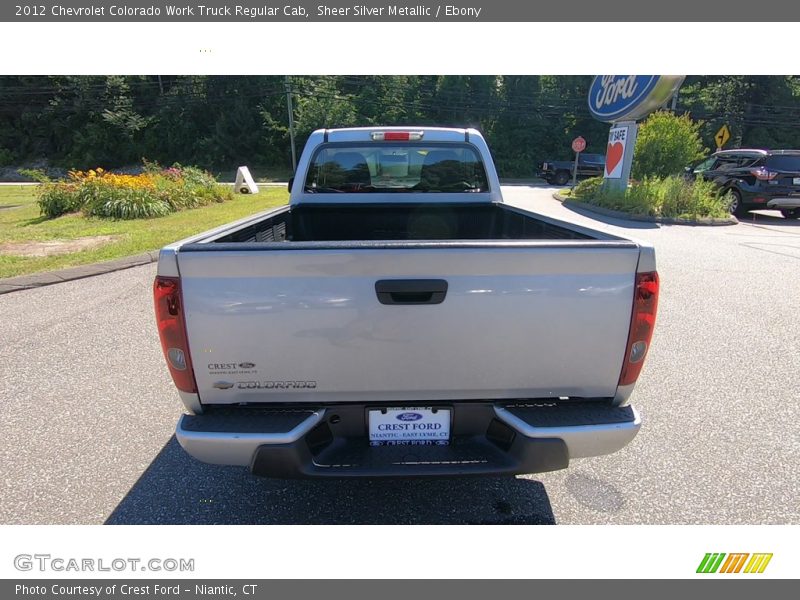 Sheer Silver Metallic / Ebony 2012 Chevrolet Colorado Work Truck Regular Cab