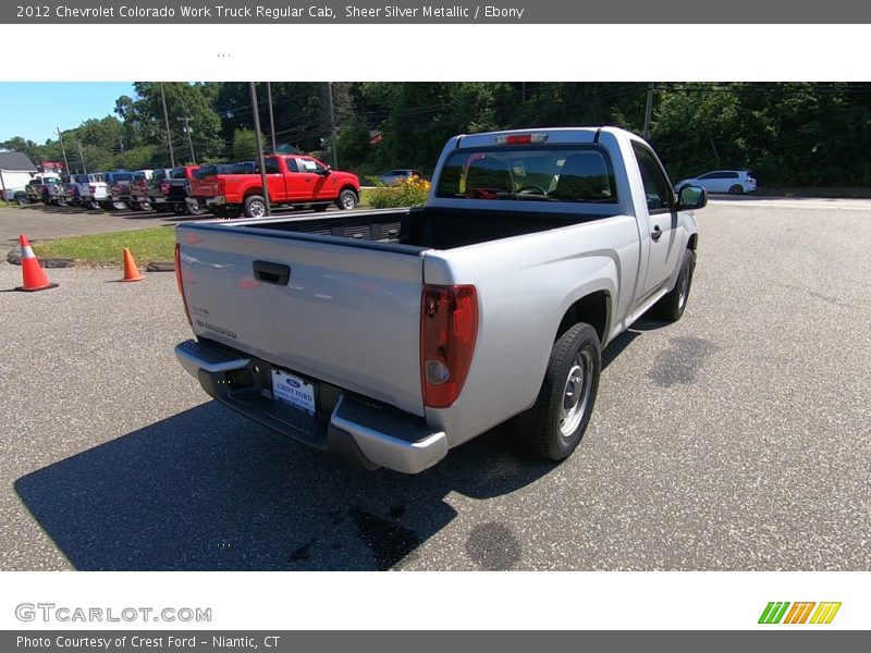 Sheer Silver Metallic / Ebony 2012 Chevrolet Colorado Work Truck Regular Cab