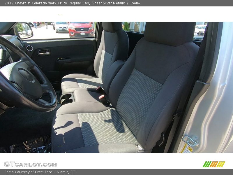 Sheer Silver Metallic / Ebony 2012 Chevrolet Colorado Work Truck Regular Cab