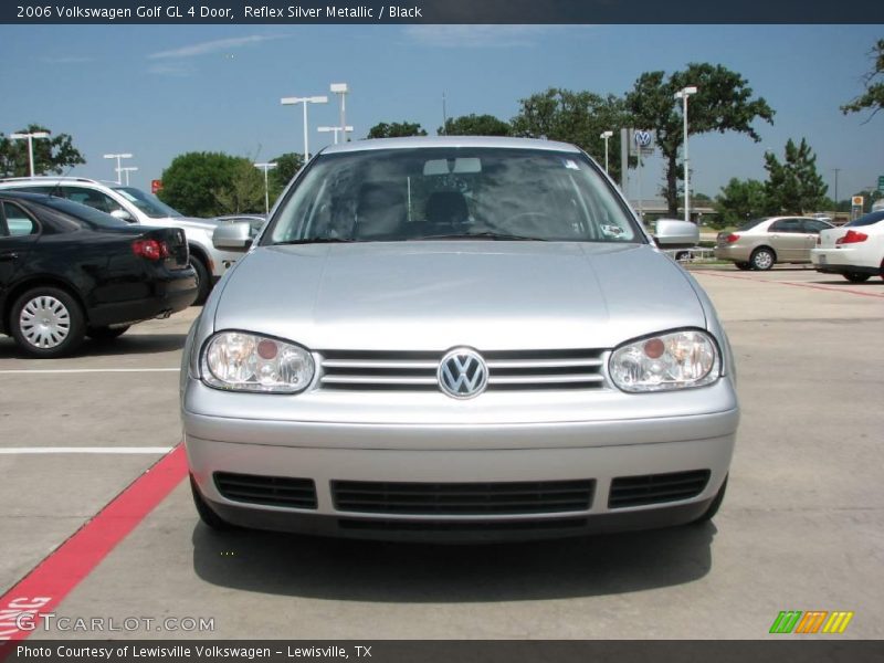 Reflex Silver Metallic / Black 2006 Volkswagen Golf GL 4 Door