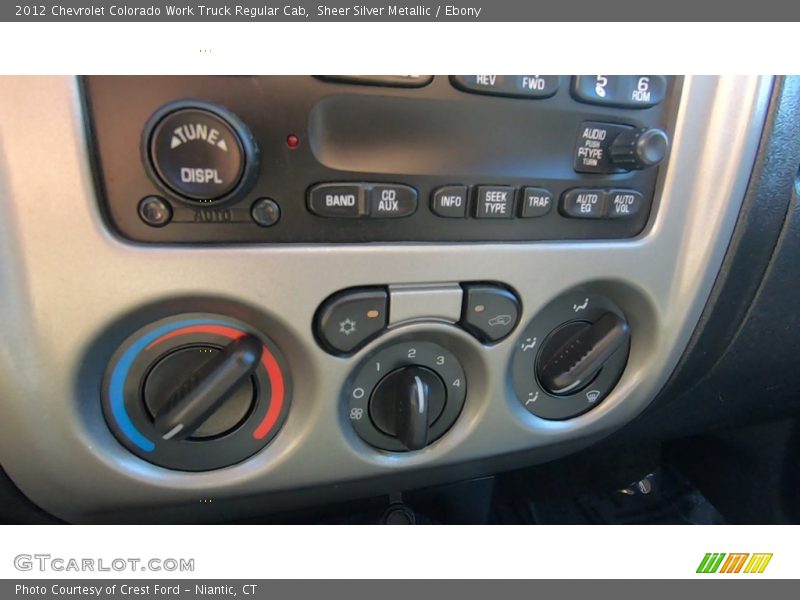 Sheer Silver Metallic / Ebony 2012 Chevrolet Colorado Work Truck Regular Cab