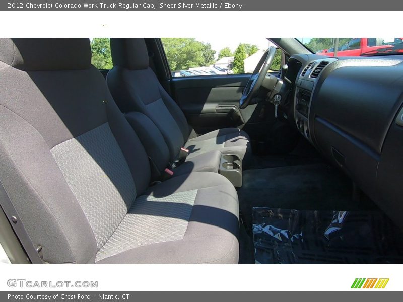 Sheer Silver Metallic / Ebony 2012 Chevrolet Colorado Work Truck Regular Cab