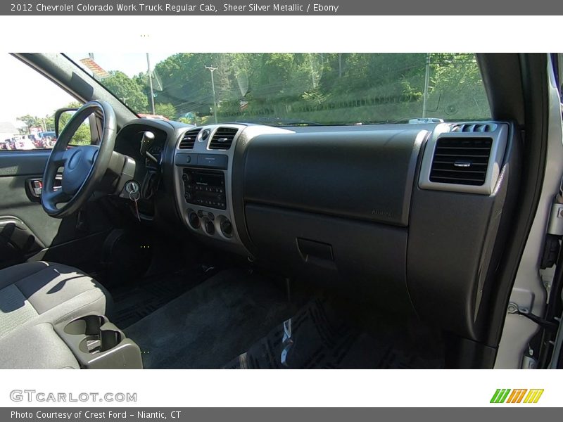 Sheer Silver Metallic / Ebony 2012 Chevrolet Colorado Work Truck Regular Cab