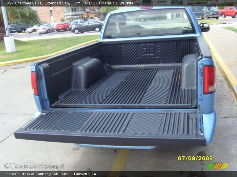 Light Stellar Blue Metallic / Graphite 1997 Chevrolet S10 LS Extended Cab