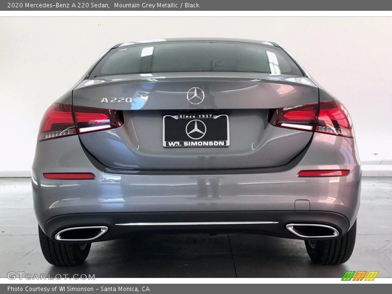 Mountain Grey Metallic / Black 2020 Mercedes-Benz A 220 Sedan