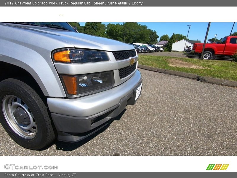 Sheer Silver Metallic / Ebony 2012 Chevrolet Colorado Work Truck Regular Cab