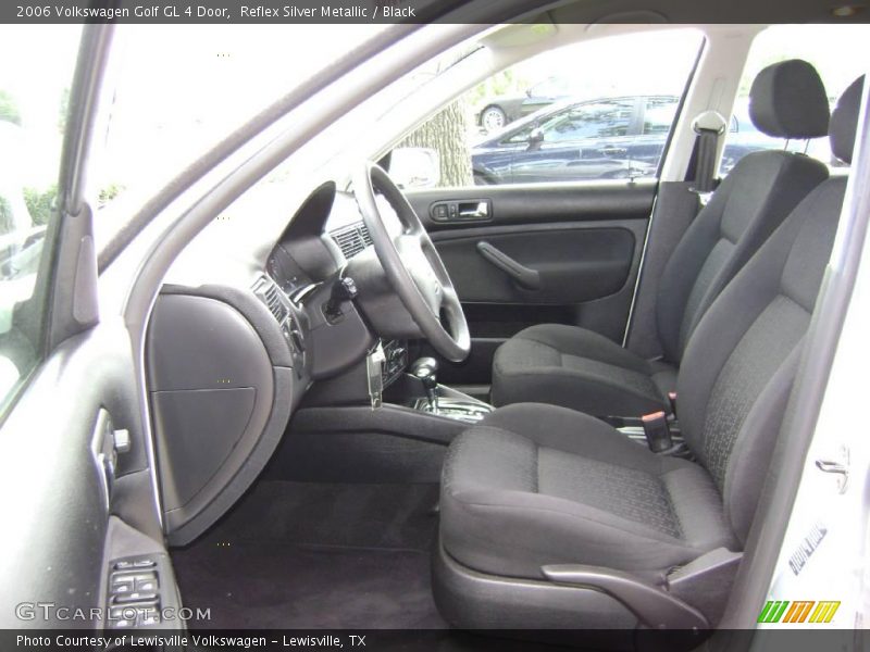 Reflex Silver Metallic / Black 2006 Volkswagen Golf GL 4 Door