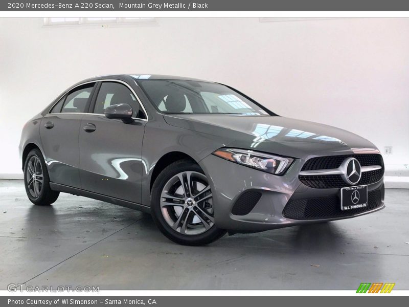 Mountain Grey Metallic / Black 2020 Mercedes-Benz A 220 Sedan