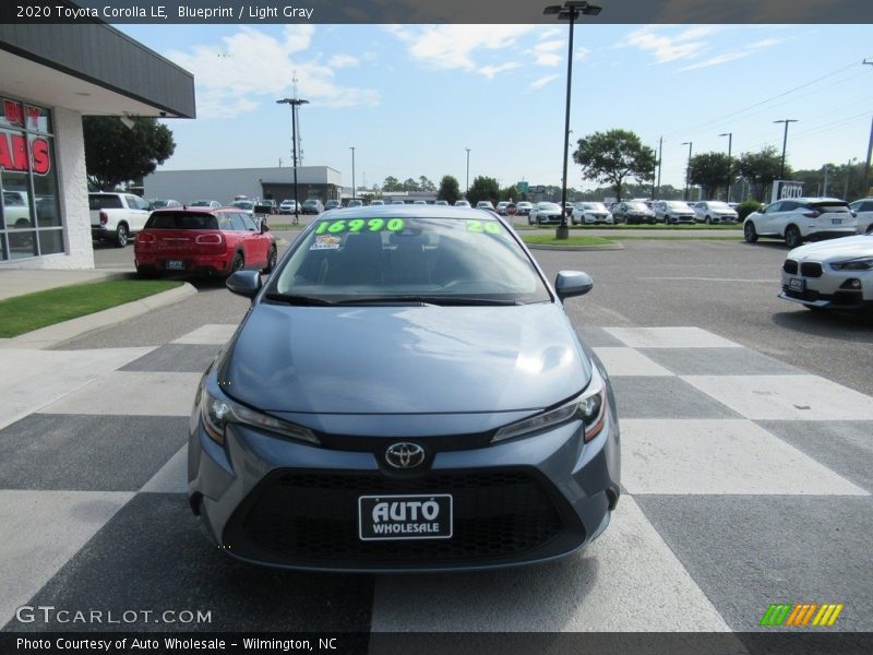 Blueprint / Light Gray 2020 Toyota Corolla LE
