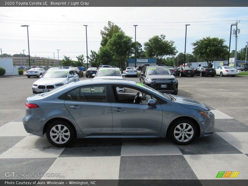 Blueprint / Light Gray 2020 Toyota Corolla LE