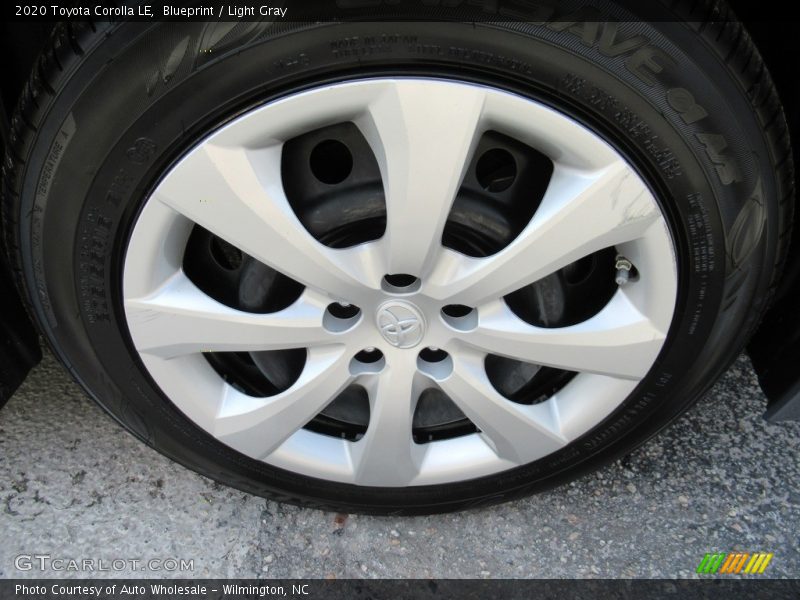 Blueprint / Light Gray 2020 Toyota Corolla LE