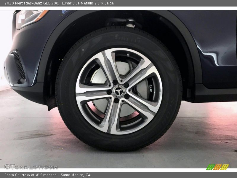 Lunar Blue Metallic / Silk Beige 2020 Mercedes-Benz GLC 300