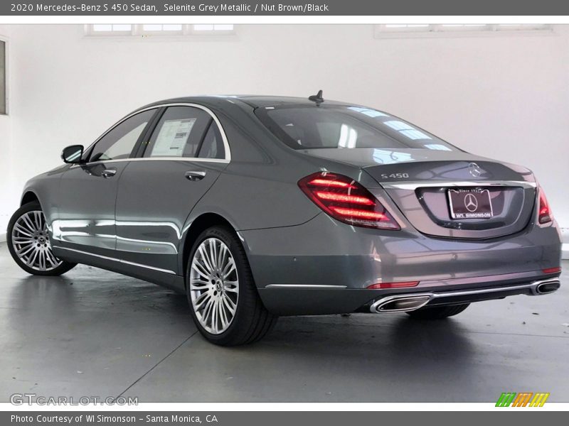 Selenite Grey Metallic / Nut Brown/Black 2020 Mercedes-Benz S 450 Sedan