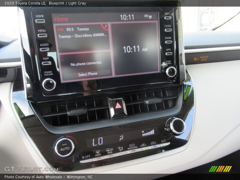 Blueprint / Light Gray 2020 Toyota Corolla LE