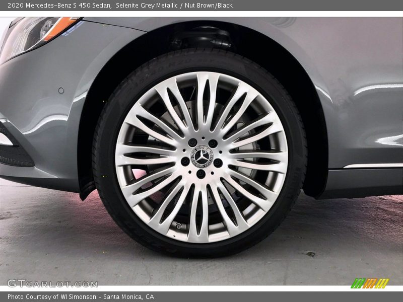 Selenite Grey Metallic / Nut Brown/Black 2020 Mercedes-Benz S 450 Sedan
