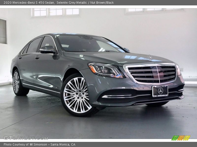 Selenite Grey Metallic / Nut Brown/Black 2020 Mercedes-Benz S 450 Sedan