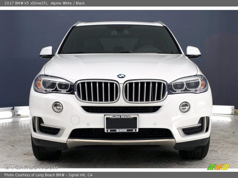 Alpine White / Black 2017 BMW X5 xDrive35i