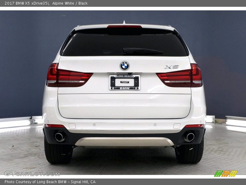Alpine White / Black 2017 BMW X5 xDrive35i
