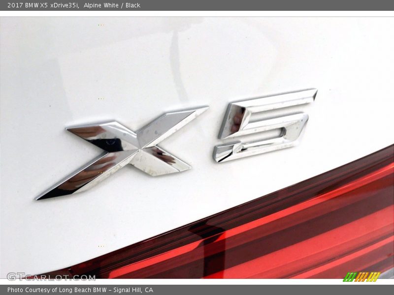 Alpine White / Black 2017 BMW X5 xDrive35i