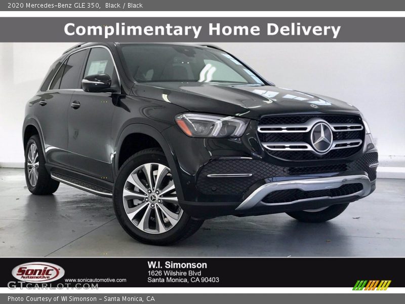 Black / Black 2020 Mercedes-Benz GLE 350