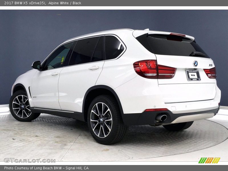 Alpine White / Black 2017 BMW X5 xDrive35i