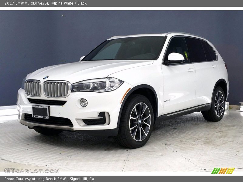 Alpine White / Black 2017 BMW X5 xDrive35i
