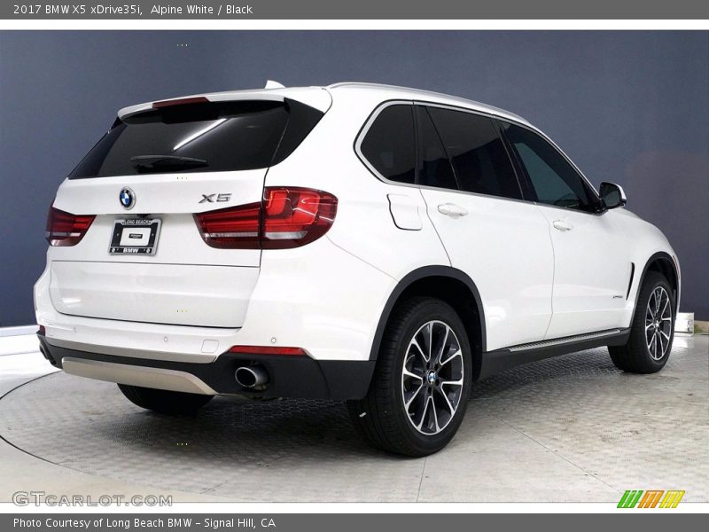 Alpine White / Black 2017 BMW X5 xDrive35i