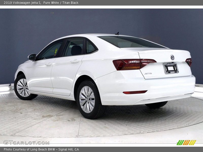Pure White / Titan Black 2019 Volkswagen Jetta S