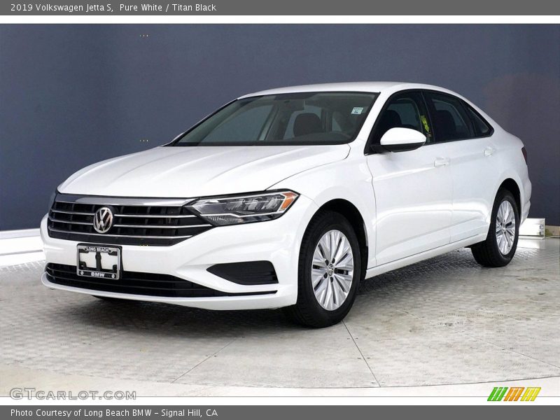 Pure White / Titan Black 2019 Volkswagen Jetta S