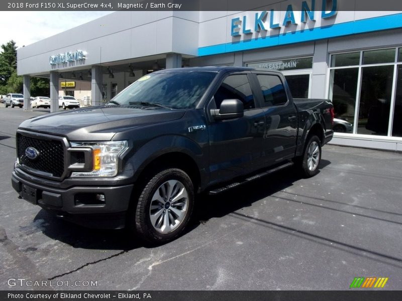 Magnetic / Earth Gray 2018 Ford F150 XL SuperCrew 4x4