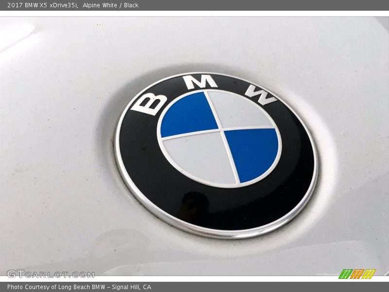 Alpine White / Black 2017 BMW X5 xDrive35i