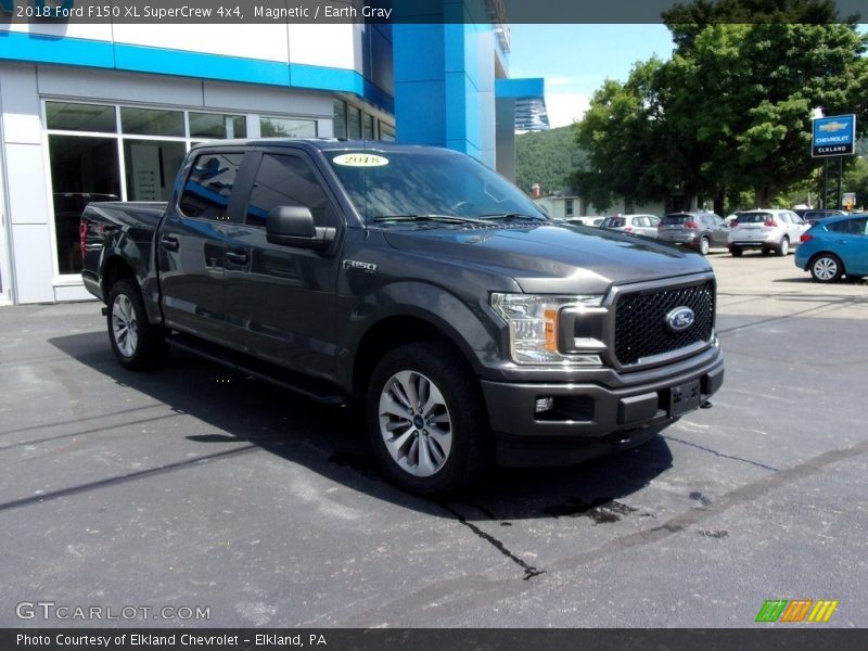 Magnetic / Earth Gray 2018 Ford F150 XL SuperCrew 4x4